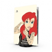 Autocollant Playstation 5 - Skin adhésif PS5 Ariel tattoo Jack Daniels