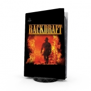 Autocollant Playstation 5 - Skin adhésif PS5 backdraft pompier