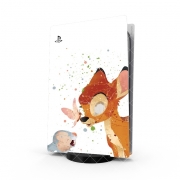 Autocollant Playstation 5 - Skin adhésif PS5 Bambi Art Print