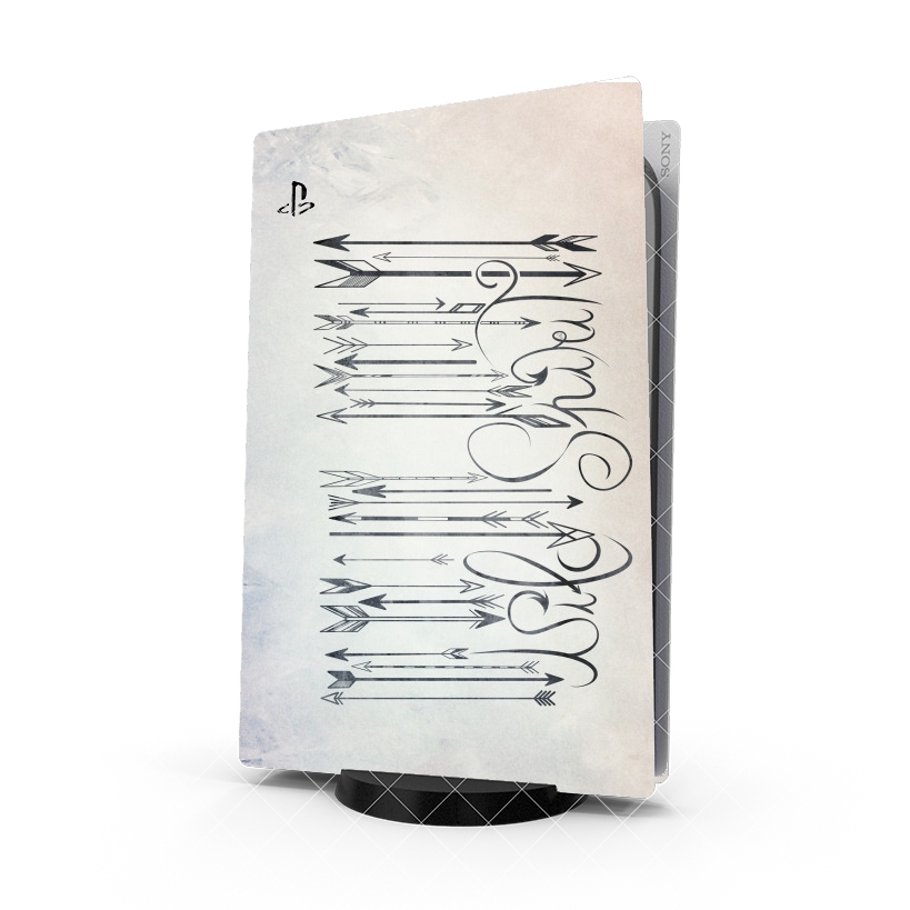 Autocollant Playstation 5 - Skin adhésif PS5 Barcode Wild Spirit