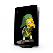 Autocollant Playstation 5 - Skin adhésif PS5 Bart X Link