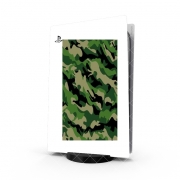 Autocollant Playstation 5 - Skin adhésif PS5 Camouflage Militaire Vert