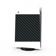 Autocollant Playstation 5 - Skin adhésif PS5 Carbone noir