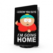 Autocollant Playstation 5 - Skin adhésif PS5 Cartman Going Home