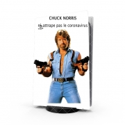 Autocollant Playstation 5 - Skin adhésif PS5 Chuck Norris Against Covid