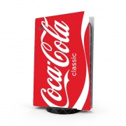 Autocollant Playstation 5 - Skin adhésif PS5 Coca Cola Rouge Classic
