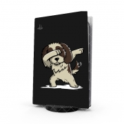 Autocollant Playstation 5 - Skin adhésif PS5 Dog Shih Tzu Dabbing