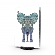 Autocollant Playstation 5 - Skin adhésif PS5 Elephant Mint