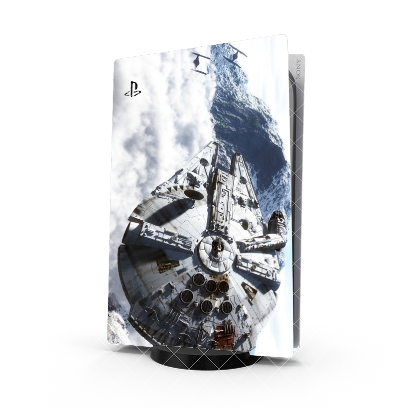 Autocollant Playstation 5 - Skin adhésif PS5 Falcon Millenium