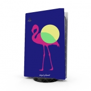 Autocollant Playstation 5 - Skin adhésif PS5 FlamingoPOP