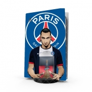 Autocollant Playstation 5 - Skin adhésif PS5 Football Stars: Zlataneur Paris