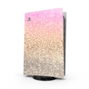 Autocollant Playstation 5 - Skin adhésif PS5 Gatsby Glitter Pink