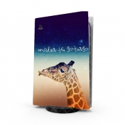 Autocollant Playstation 5 - Skin adhésif PS5 Giraffe Love - Droite