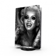 Autocollant Playstation 5 - Skin adhésif PS5 Goth Marilyn