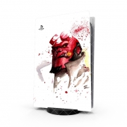 Autocollant Playstation 5 - Skin adhésif PS5 Hellboy Watercolor Art