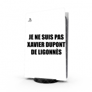 Autocollant Playstation 5 - Skin adhésif PS5 Je ne suis pas Xavier Dupont De Ligonnes - Nom du criminel modifiable