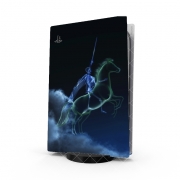 Autocollant Playstation 5 - Skin adhésif PS5 Knight in ghostly armor
