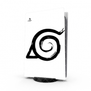 Autocollant Playstation 5 - Skin adhésif PS5 Konoha Symbol Grunge art