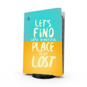 Autocollant Playstation 5 - Skin adhésif PS5 Let's find some beautiful place