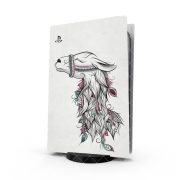 Autocollant Playstation 5 - Skin adhésif PS5 Llama Heureux