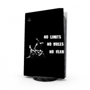 Autocollant Playstation 5 - Skin adhésif PS5 MMA No Limits No Rules No Fear