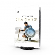 Autocollant Playstation 5 - Skin adhésif PS5 My name is gladiator