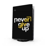 Autocollant Playstation 5 - Skin adhésif PS5 Never Give Up