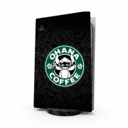Autocollant Playstation 5 - Skin adhésif PS5 Ohana Coffee