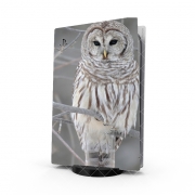 Autocollant Playstation 5 - Skin adhésif PS5 owl bird on a branch