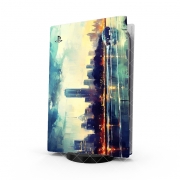 Autocollant Playstation 5 - Skin adhésif PS5 Painting Abstract V5