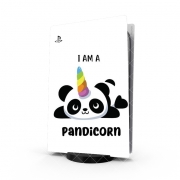 Autocollant Playstation 5 - Skin adhésif PS5 Panda x Licorne Means Pandicorn
