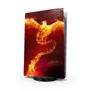 Autocollant Playstation 5 - Skin adhésif PS5 Phoenix in Fire