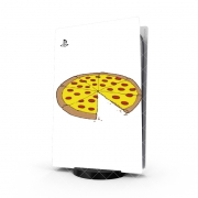 Autocollant Playstation 5 - Skin adhésif PS5 Pizza Delicious