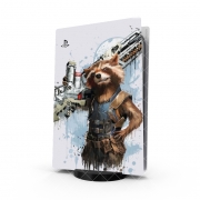 Autocollant Playstation 5 - Skin adhésif PS5 Rocket Raccoon