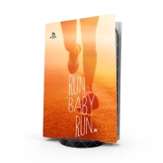 Autocollant Playstation 5 - Skin adhésif PS5 Run Baby Run