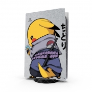Autocollant Playstation 5 - Skin adhésif PS5 Sasuke x Pikachu