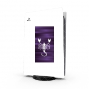 Autocollant Playstation 5 - Skin adhésif PS5 Scorpion - Signe du Zodiaque