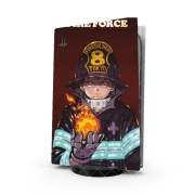 Autocollant Playstation 5 - Skin adhésif PS5 Shinra kusakabe fire force