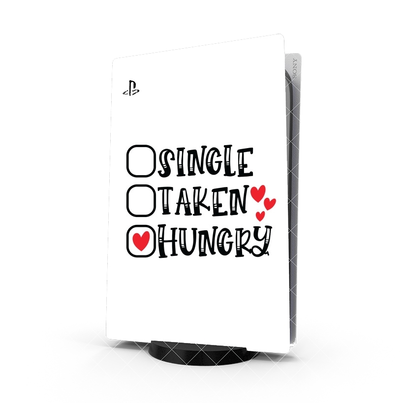 Autocollant Playstation 5 - Skin adhésif PS5 Single Taken Hungry
