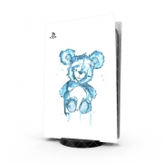 Autocollant Playstation 5 - Skin adhésif PS5 Teddy Bear Bleu
