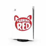 Autocollant Playstation 5 - Skin adhésif PS5 Alerte rouge panda roux