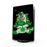 Autocollant Playstation 5 - Skin adhésif PS5 Unicorn weed
