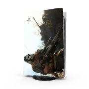 Autocollant Playstation 5 - Skin adhésif PS5 Warzone Ghost Art
