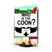 Autocollant Playstation 5 - Skin adhésif PS5 Who is the Coon ? Tribute South Park cartman