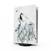 Autocollant Playstation 5 - Skin adhésif PS5 Wolf 