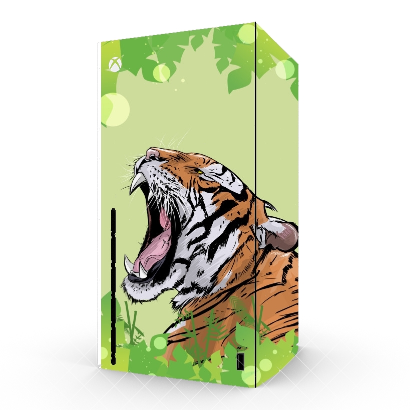 Autocollant Xbox Series X / S - Skin adhésif Xbox Animals Collection: Tiger 