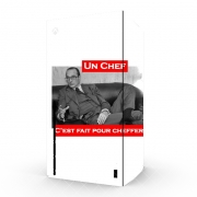 Autocollant Xbox Series X / S - Skin adhésif Xbox Chirac Un Chef cest fait pour cheffer