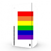 Autocollant Xbox Series X / S - Skin adhésif Xbox Drapeau Arc En Ciel Gay - Rainbow flag