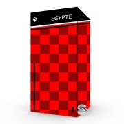 Autocollant Xbox Series X / S - Skin adhésif Xbox Egypte Football Maillot Kit Home