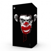 Autocollant Xbox Series X / S - Skin adhésif Xbox Evil Monkey Clown